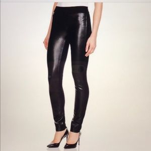 NYDJ Faux Leather (front) and Pointe Leggings NWOT